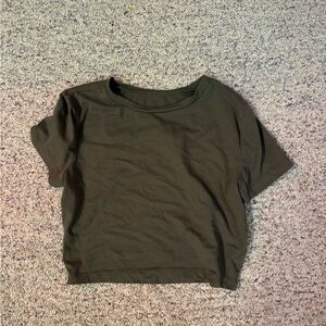 Target Medium green crop top size medium